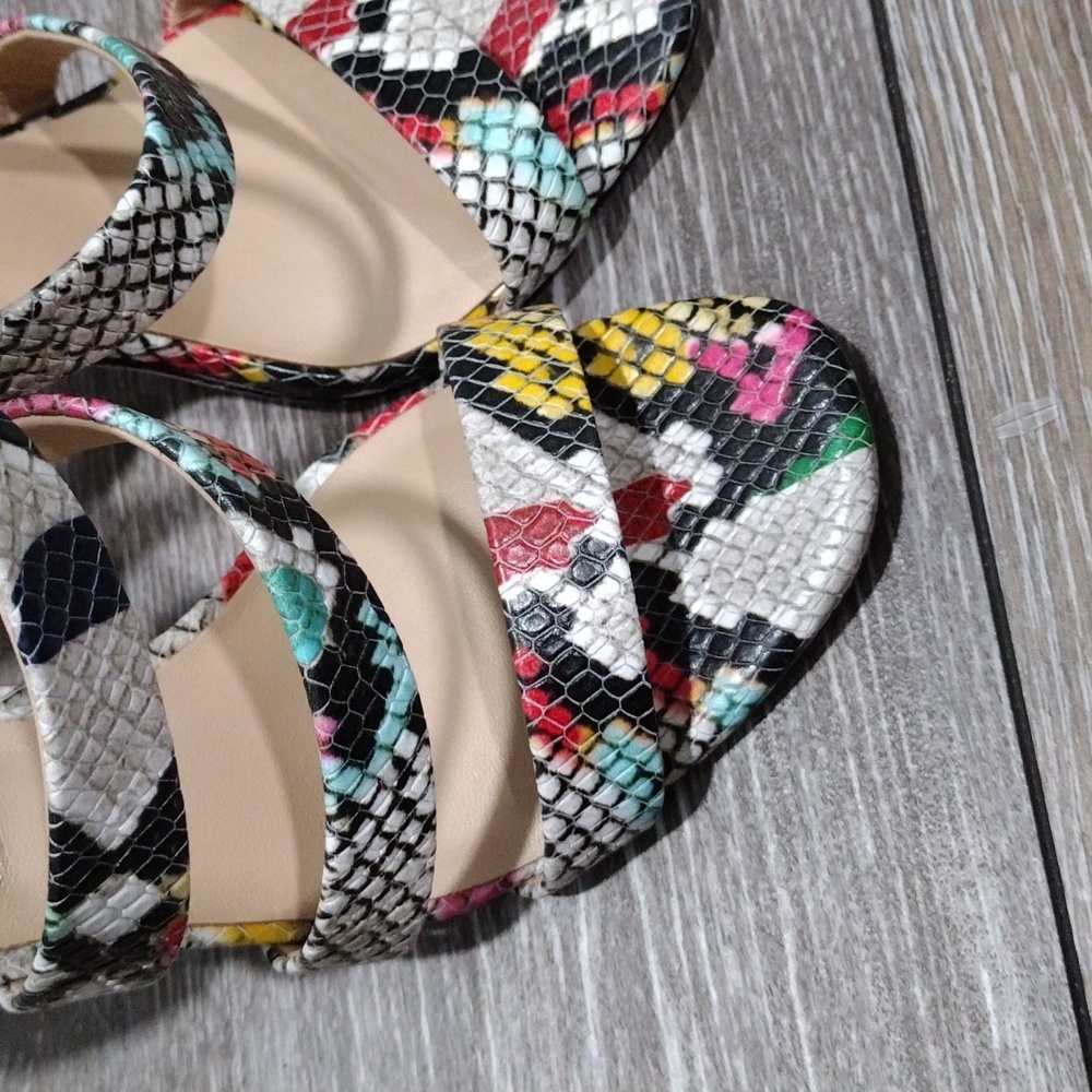 Antonio Melani Red, Yellow And Green Python Print… - image 2